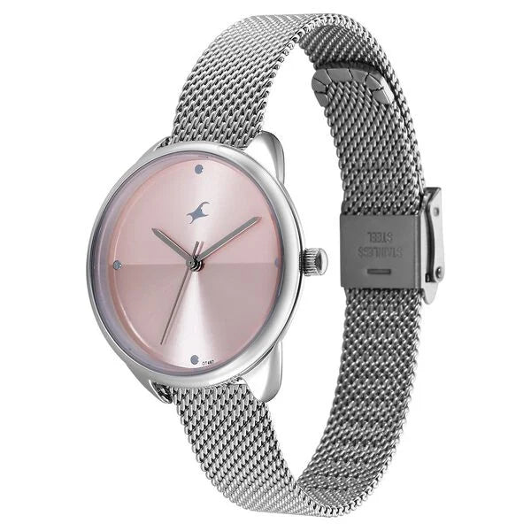 Fastrack Stunners Quartz Analog Watch For Girls 68066SM01