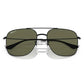 RAY-BAN Green Polarized Aviator Unisex Sunglasses 0RB3722I0025859