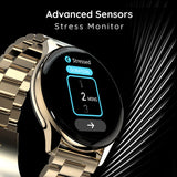 Pebble PFB03 Mettle Pro Classic Black Smartwatch with Bluetooth Calling