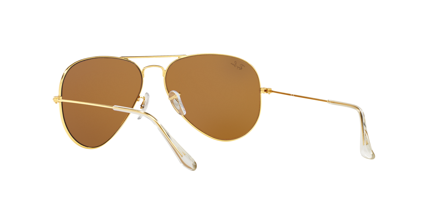 Ray-Ban Unisex UV Protected Brown Lens Pilot Sunglasses - 0RB3025I L9797 58