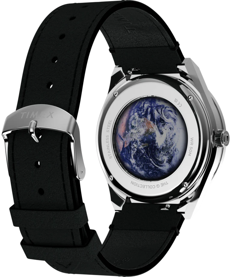 TIMEX Q Timex NASA 40mm Leather Strap Watch - TW2Y56800 - KRISHNA WATCH COMPANY