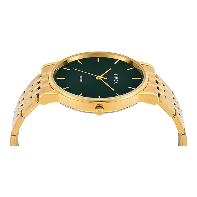 TIMEX Green Round Dial Analog Mens Watch - TWTG12004 - KRISHNA WATCH COMPANY