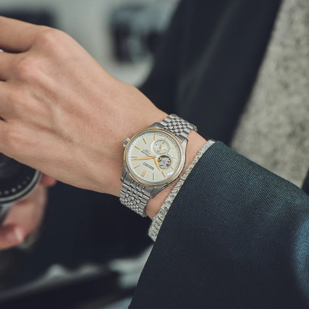 Seiko Presage Classic Cream Silk - SPB480J1 - KRISHNA WATCH COMPANY