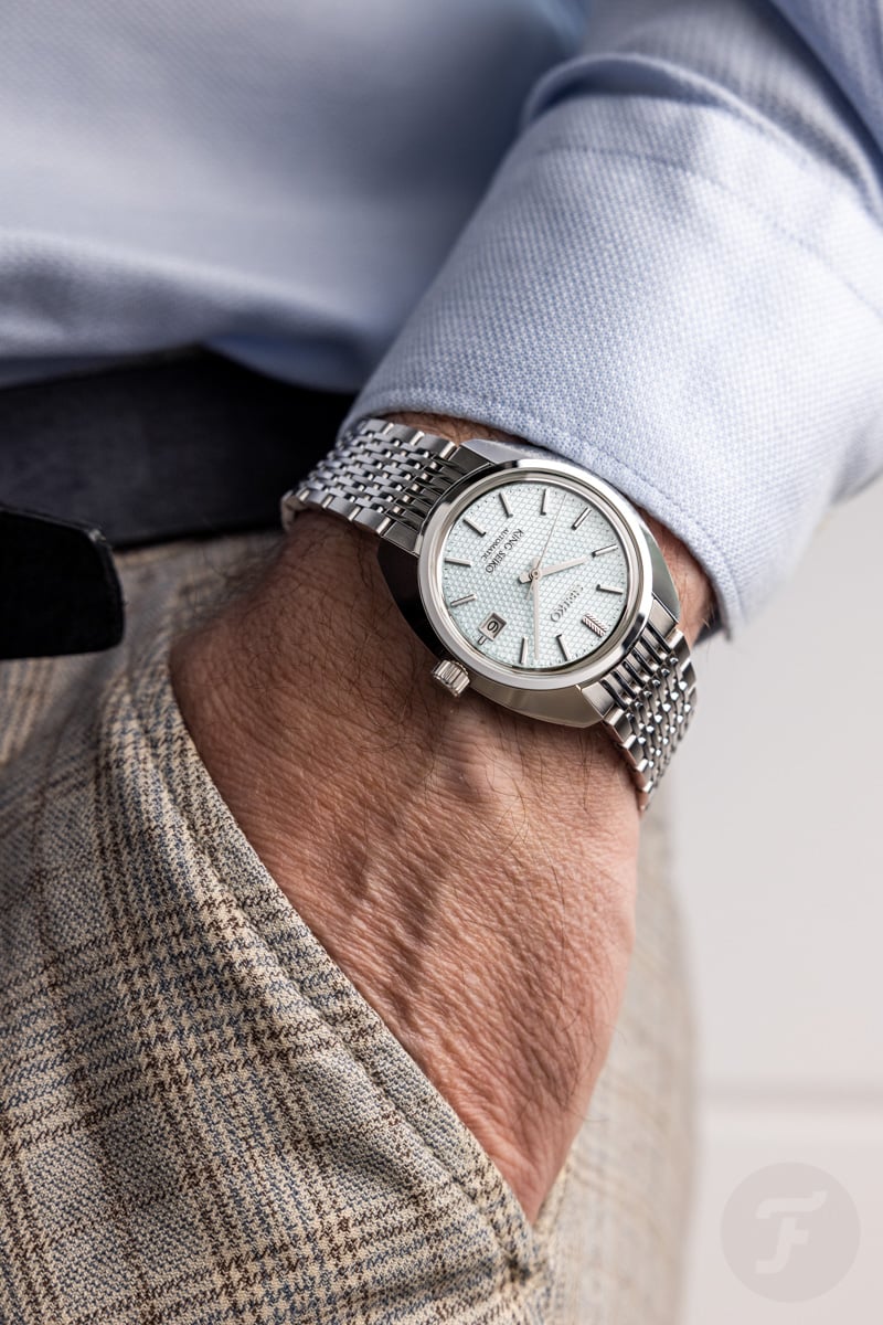 Seiko King Seiko ‘White’ 6L 1969 Re-Interpretation - SJE109J1 - KRISHNA WATCH COMPANY