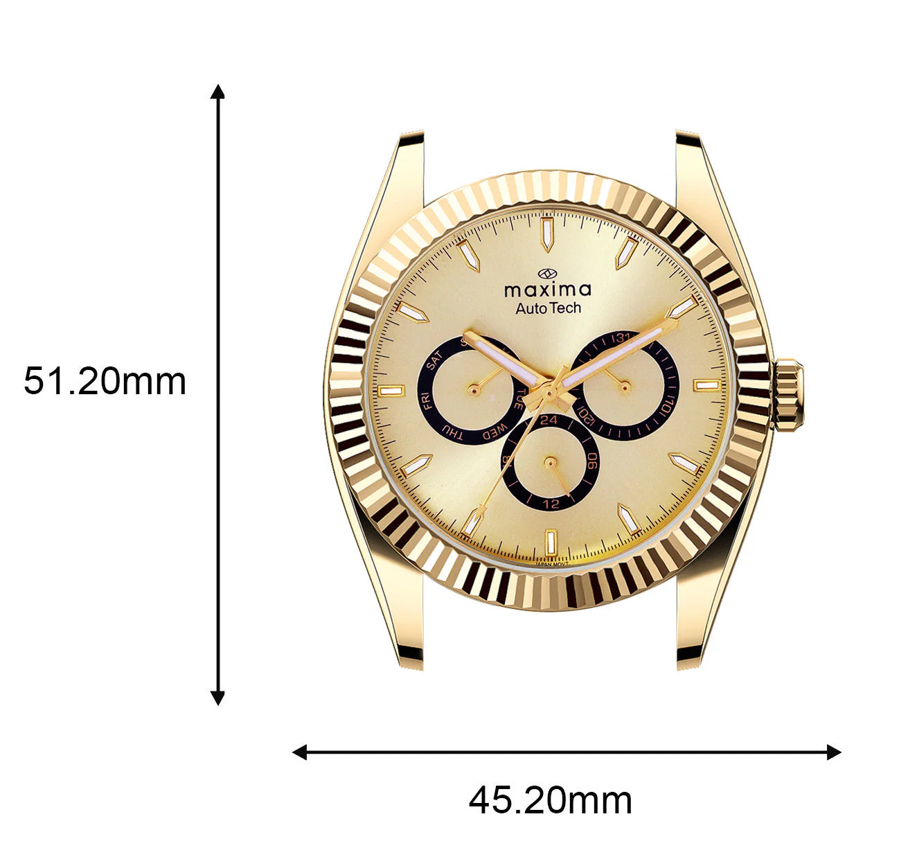 MAXIMA MF GOLD GENTS-70801CMGY