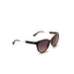French Connection Brown Lens Round Sunglass Full Rim Brown Frame With Gradient (FC 7596 C2)