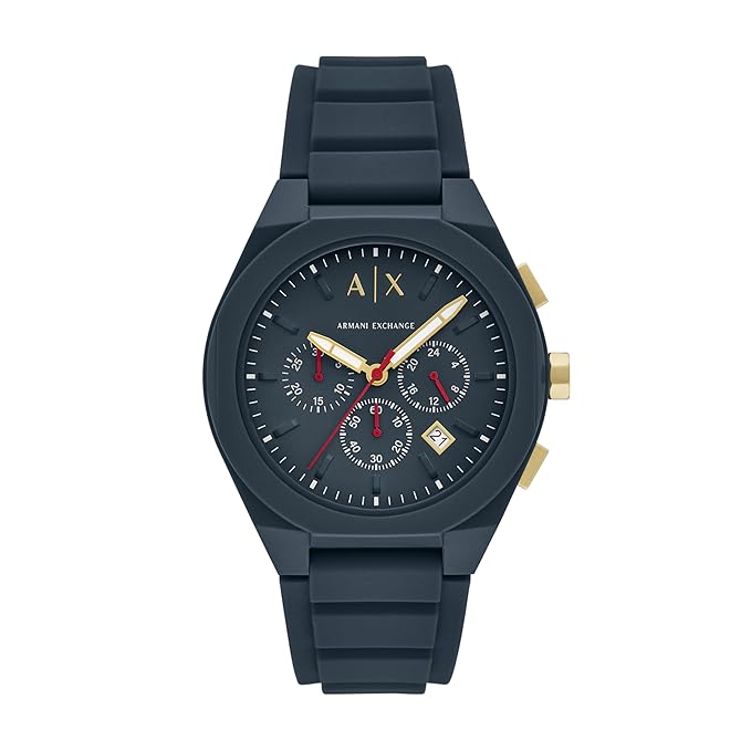 ARMANI EXCHANGE Men Blue Dial Round Analog Watch - AX4168