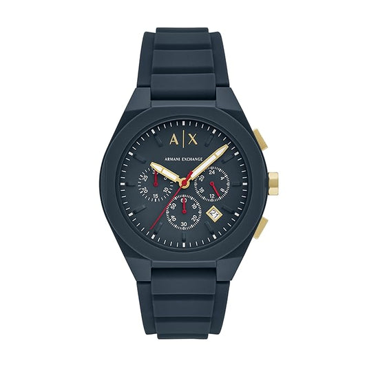ARMANI EXCHANGE Men Blue Dial Round Analog Watch - AX4168