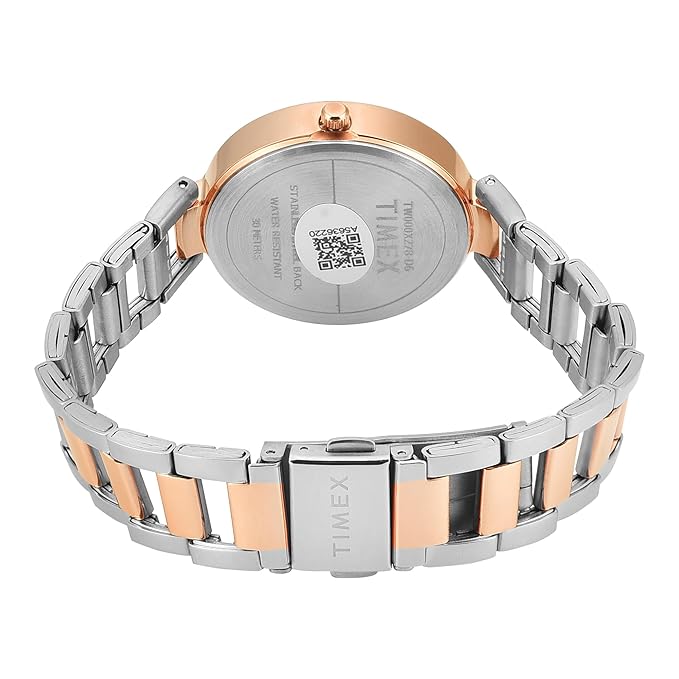Timex Silver Dial Women's Watch - TW000X278