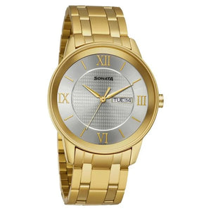 Sonata Quartz Analog Watch for Men - 7133YM01 - KRISHNA WATCH COMPANY