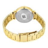 TIMEX Champagne Round Dial Analog Women's Watch - TWEL15829 - KRISHNA WATCH COMPANY