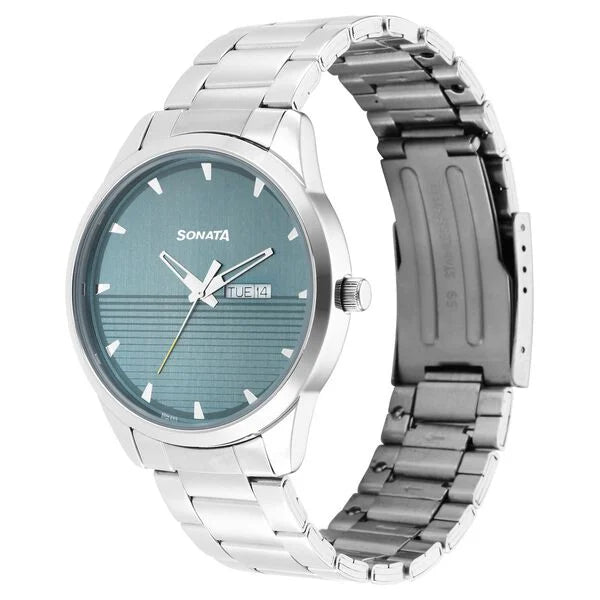 Sonata Force Quartz Analog Watch for Men - 7146SM02 - KRISHNA WATCH COMPANY