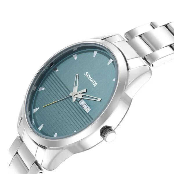Sonata Force Quartz Analog Watch for Men - 7146SM02 - KRISHNA WATCH COMPANY