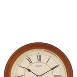 Seiko Wall Clock (30.2 cm x 30.2 cm x 4.5 cm, Brown) - QXA494B - KRISHNA WATCH COMPANY
