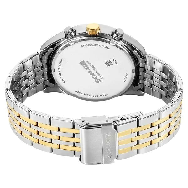 Sonata Magna Quartz Multifunction Watch For Men 7155BM01