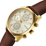 Sonata Magna Quartz Multifunction Watch For Men - 7155YL01