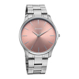 Sonata Ease with Rose Dial Watch for Men - 77163SM08W