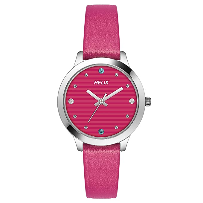 helix Analog Pink Dial Women's Watch - TW022HL20