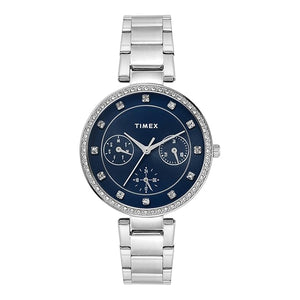 Timex Blue Dial Women's Watch - TWEL18729 - KRISHNA WATCH COMPANY