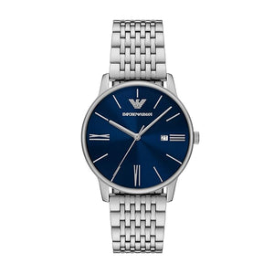 Emporio Armani Men Quartz Blue Dial Watch - AR11674 - KRISHNA WATCH COMPANY