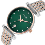 Timex Women Green Dial Analog Watch - TWEL21603 - KRISHNA WATCH COMPANY