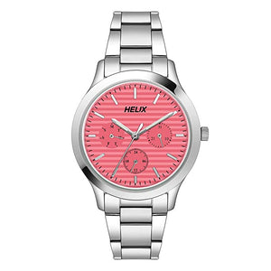 helix Analog Orange Dial Women's Watch - TW053HL01 - KRISHNA WATCH COMPANY