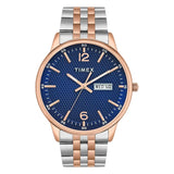 TIMEX Trendline Blue Round Dial Analog Men's Watch - TWTG12110 - KRISHNA WATCH COMPANY