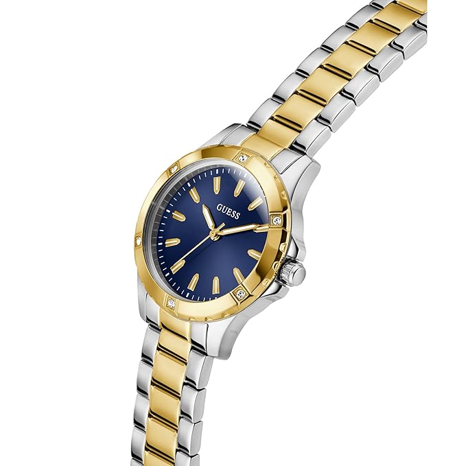 GUESS Blue Round Dial Analog Women's Watch - GW0948L3