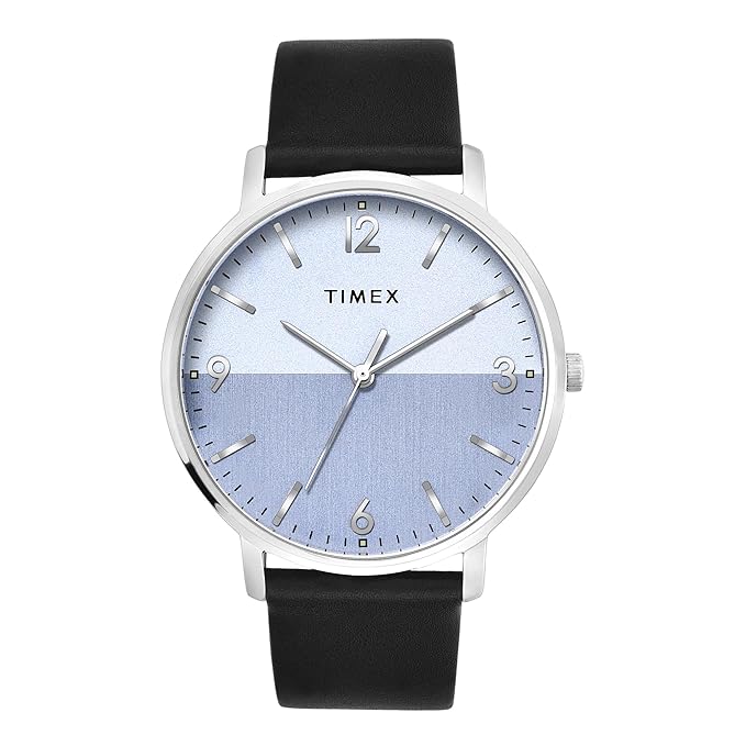 Timex Nexus Light Blue dual finish Dial Analog Men's Watch - TW0TG8029
