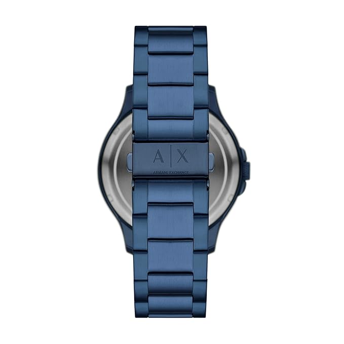 Armani Exchange Stainless Steel Analog Blue Dial Men's Watch