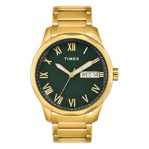 Timex Full Roman Green Dial Astrological Men's Watch - TW0TG7640 - KRISHNA WATCH COMPANY