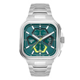 Timex Vector Square 46.2mm Green Dial Analog Men Watch - TWEG30902 - KRISHNA WATCH COMPANY