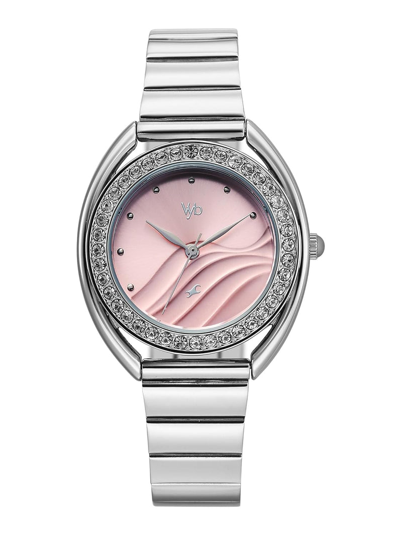 Vyb Eclipse By Fastrack Quartz Analog Watch For Girls fv60123sm01w - KRISHNA WATCH COMPANY