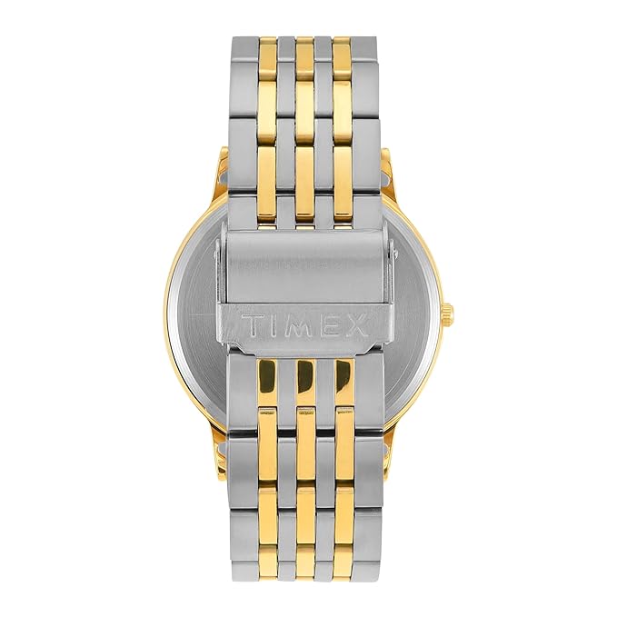 TIMEX Champagne Round Dial Analog Mens Watch - TWTG12002