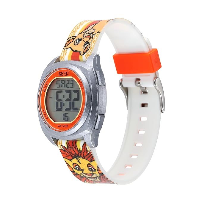 Zoop by Titan Disney Digital Dial Polyurethane Strap Watch for Kids 16025PP14