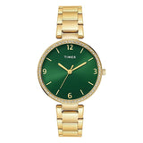 Timex Green Dial Women's Watch - TWEL18719