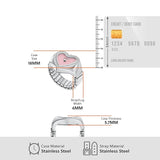Fossil Watch Ring Two-Hand Stainless Steel ES5408