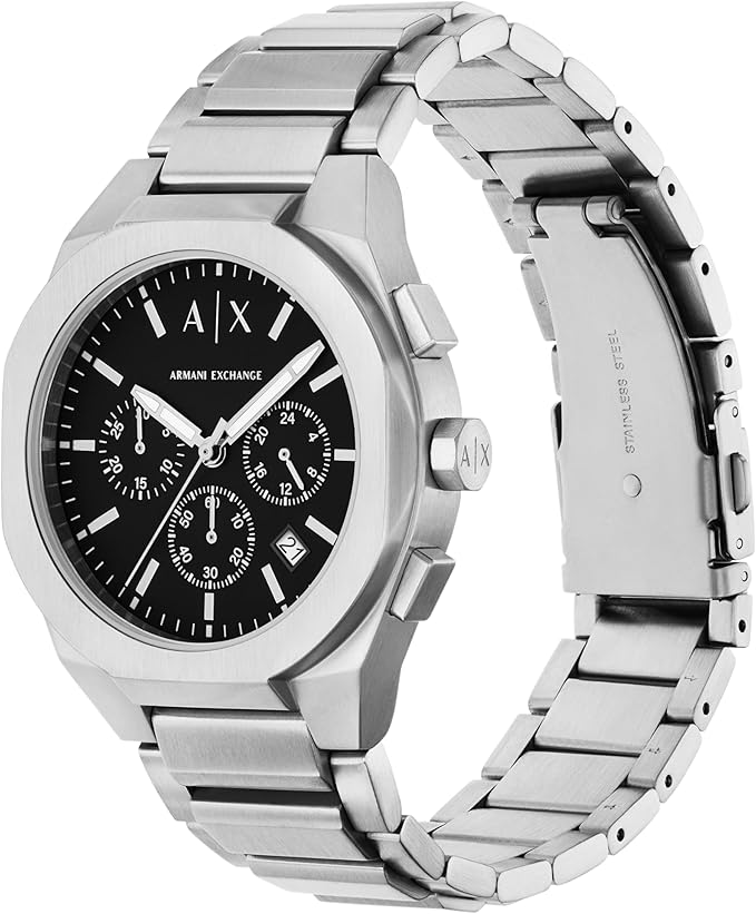 ARMANI EXCHANGE Men Black Dial Round Analog Watch - AX4186