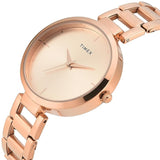 Timex Rose Gold Dial Women's Watch - TW000X276