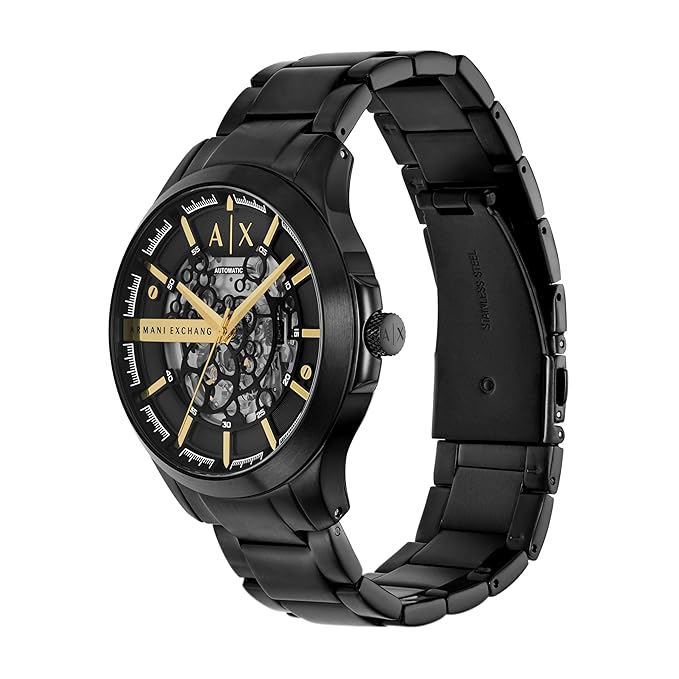 Armani Exchange Black Quartz Stainless Steel Watch - AX2463 - KRISHNA WATCH COMPANY