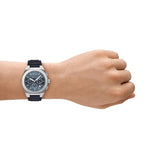 Armani Exchange Blue Quartz Silicone Watch AX4185