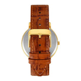 Timex Arabic Silver Dial Tan Croco leather Strap Men's Watch - TW0TG8026