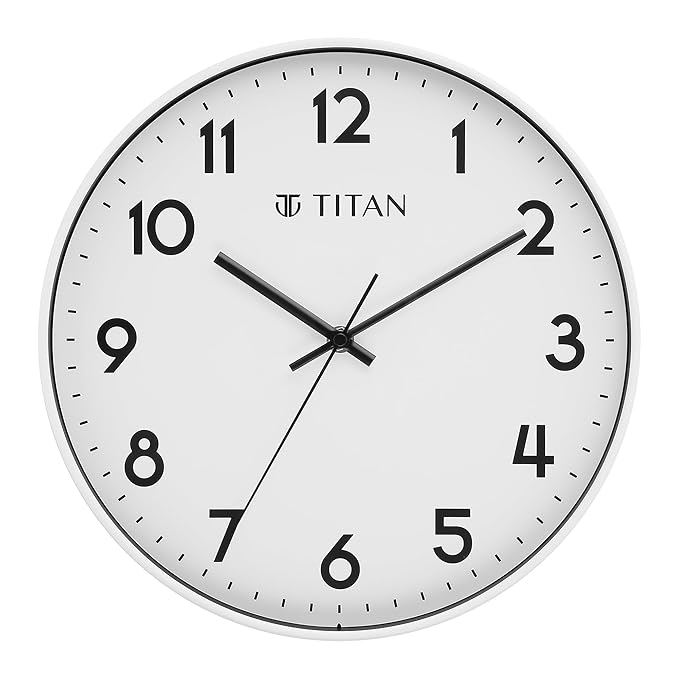 Titan Essence Classic Analog Wall Clock - W0094PA01 - KRISHNA WATCH COMPANY