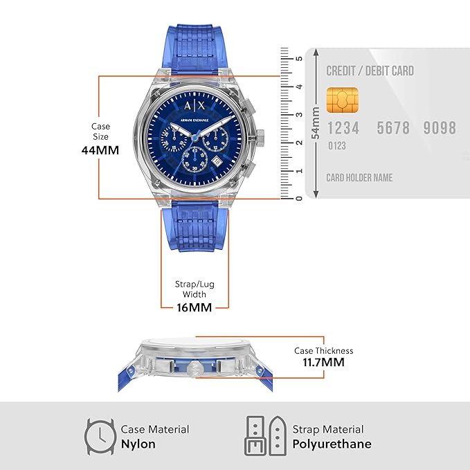 Armani Exchange Analog Blue Dial Men's Watch-AX4166
