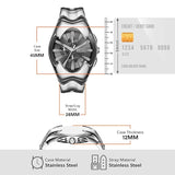 Diesel Mercurial Silver Watch DZ4683