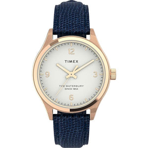 TIMEX Women Leather White Analog Dial Watch- Tw2U97600Uj - KRISHNA WATCH COMPANY