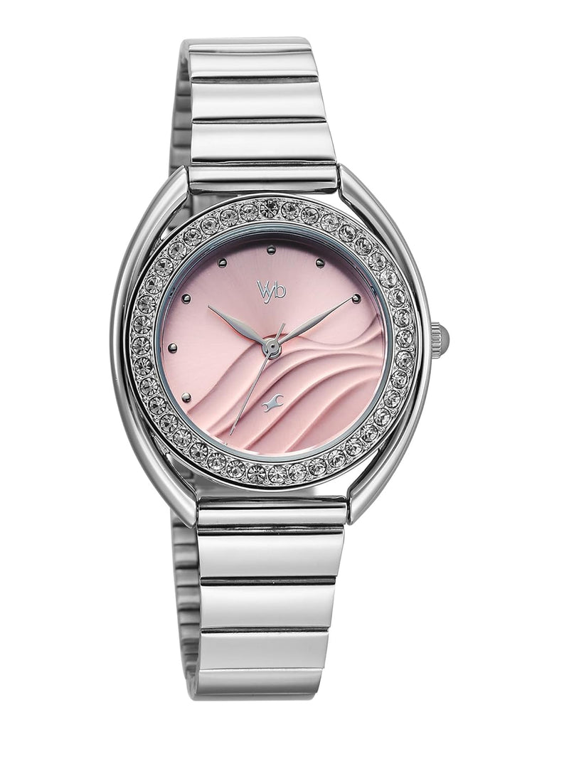 Vyb Eclipse By Fastrack Quartz Analog Watch For Girls fv60123sm01w - KRISHNA WATCH COMPANY