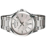 CASIO Silver Analog - Men's Watch ENTICER MTP-1381D-7AVDF - A841 - KRISHNA WATCH COMPANY