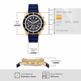 Michael Kors Analog Blue Dial Men's Watch - MK9205 - KRISHNA WATCH COMPANY
