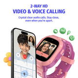 Noise Junior Explorer 2 Smart Watch for Kids with 4G SIM Compatible, 2-Way Video & Voice Calling, Geofencing, Real Time Location Monitoring via Google Maps, IP68, SOS Emergency Alerts (Power Pixel)